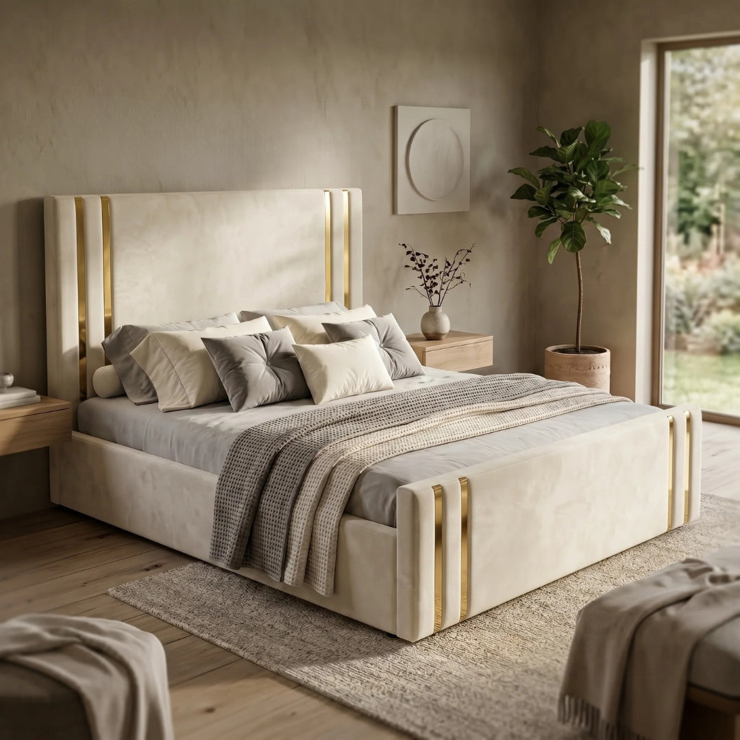 Modern Winchester Mirror Bed Frame