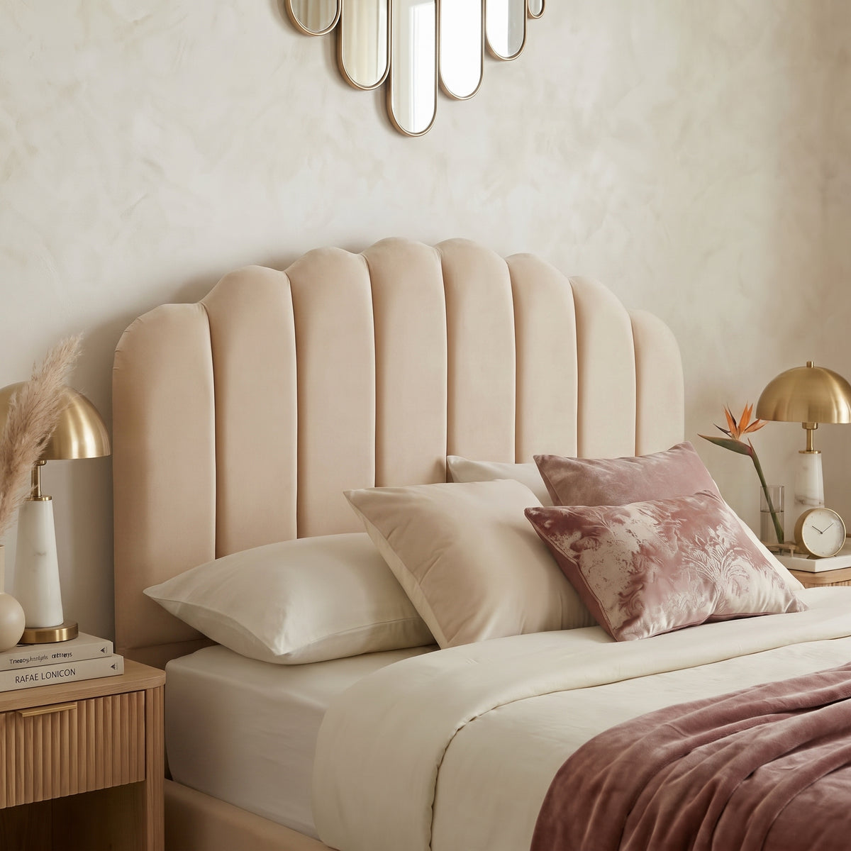 Teddy Fleece Bed Frame - 49" Headboard - Beds Sale