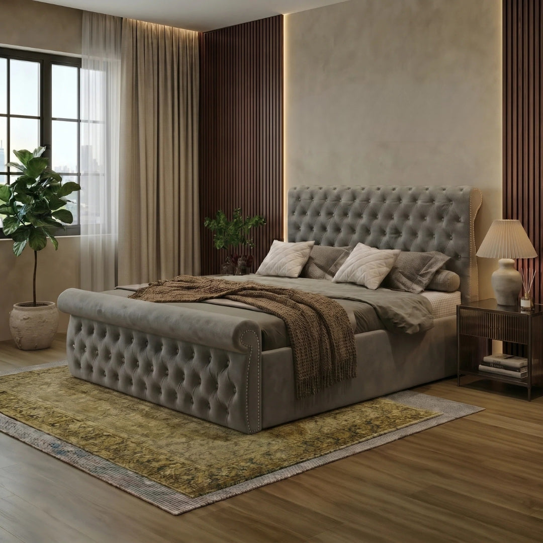 Swan Small Double Bed Frame With Fast Delivery