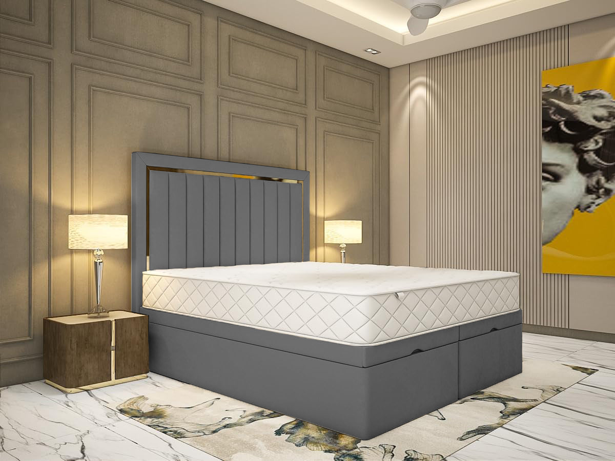 Double Divan Ottoman Bed - Rimmini Divan Ottoman Bed With Storage