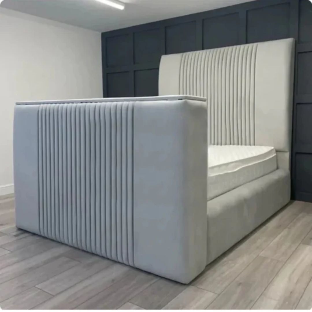 Vertical Linear Tv Bed Frame