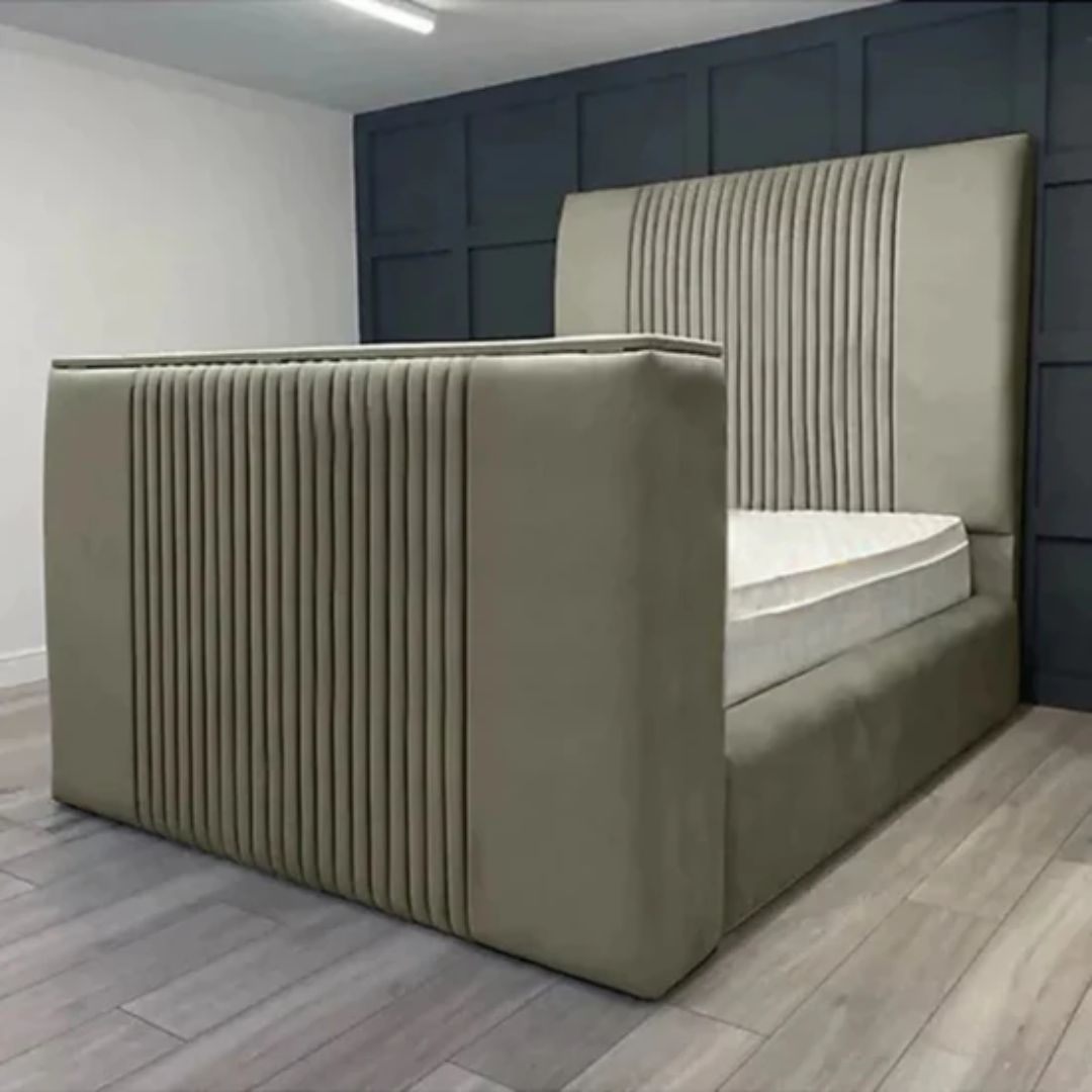 Vertical Linear Tv Bed Frame
