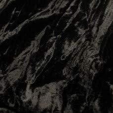 Black Crushed Velvet Upholstered Regal Ambassador Bed Frame