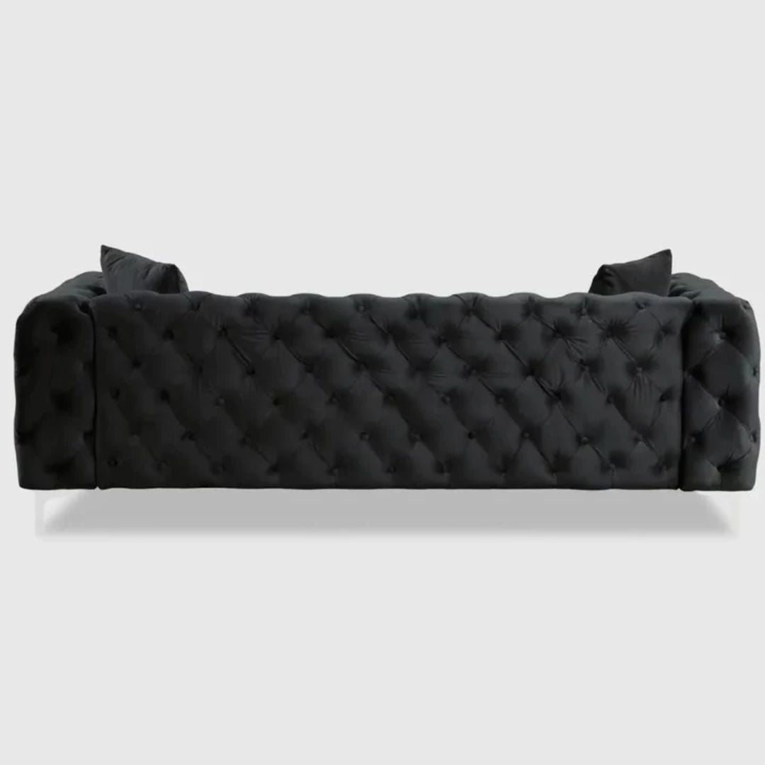 The Regent Noir 2-3 Seater Chesterfield Sofa
