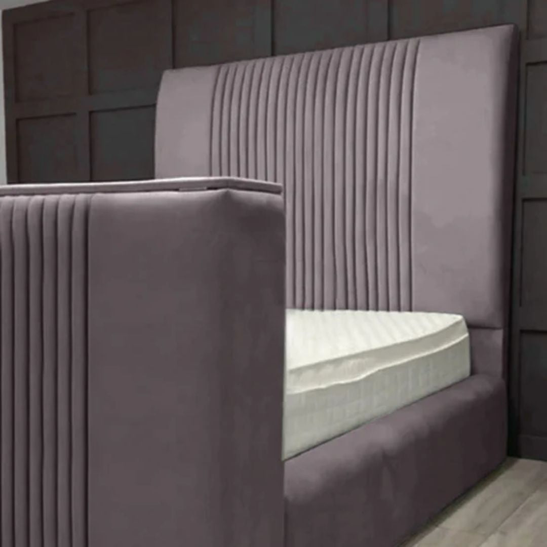 Vertical Linear Tv Bed Frame