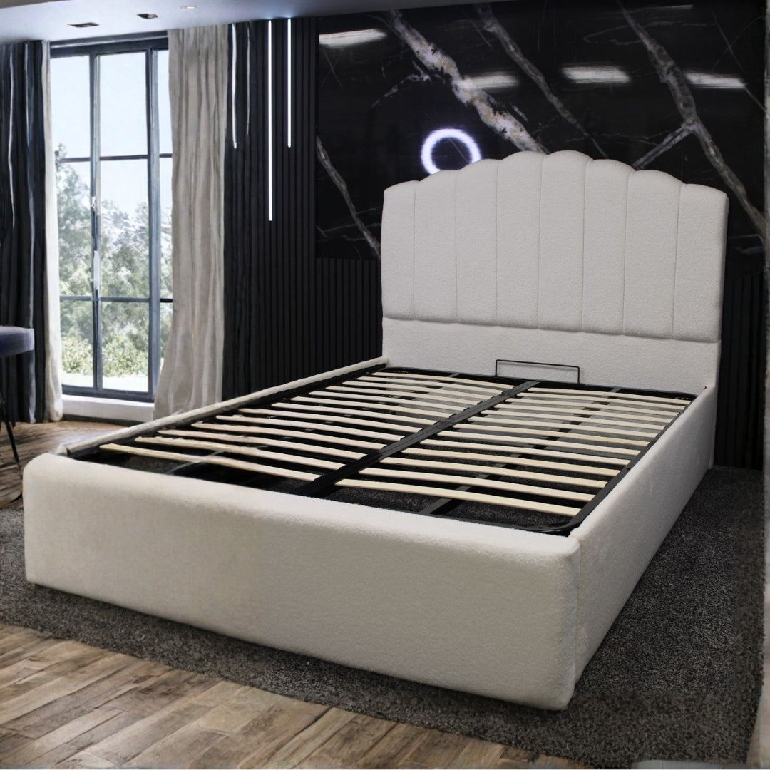 Teddy Fleece Bed Frame - 49" Headboard - Beds Sale