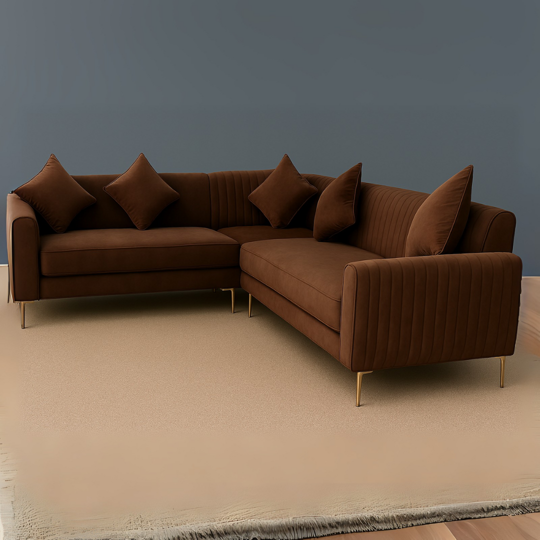 Monaco Modern L Shape Sofa