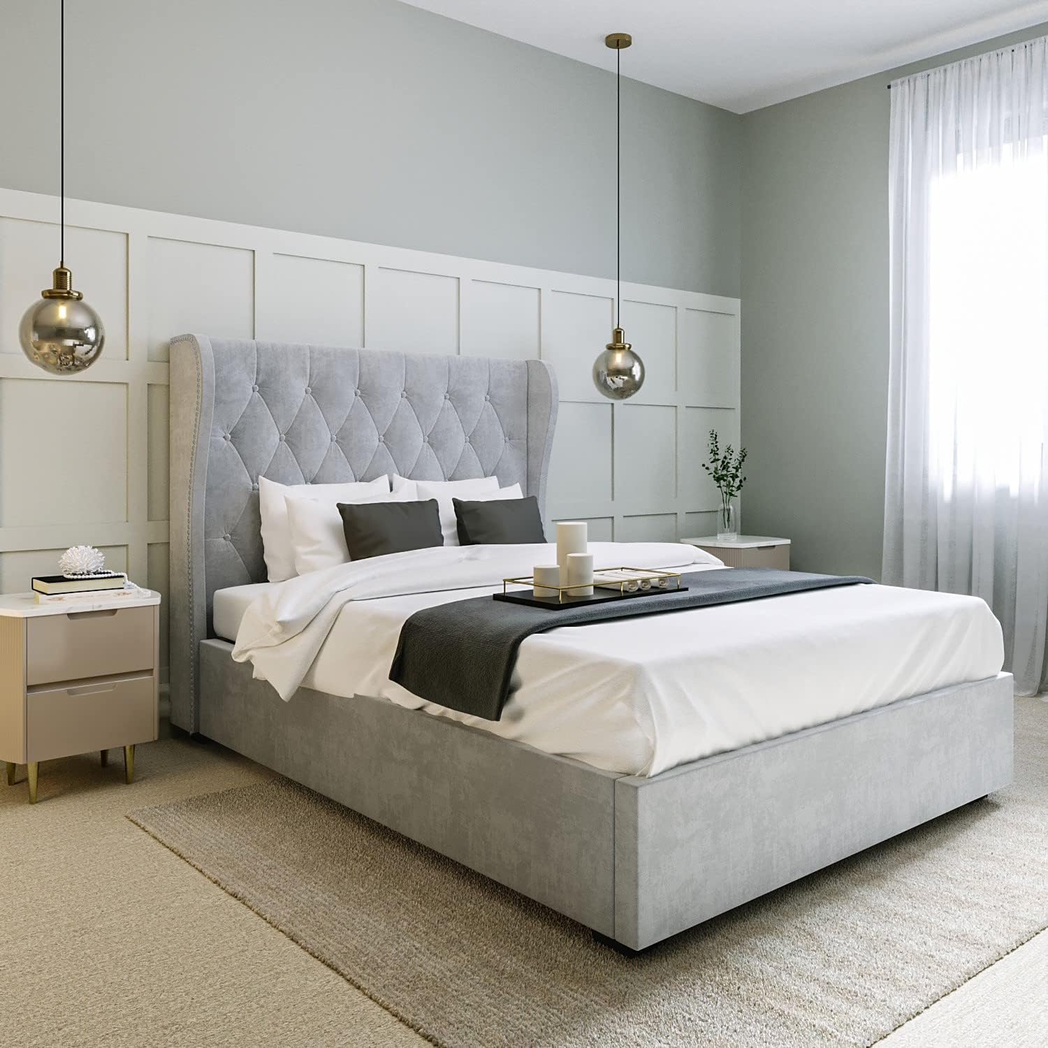 Ottoman Storage Bed - Harlington Storage Bed