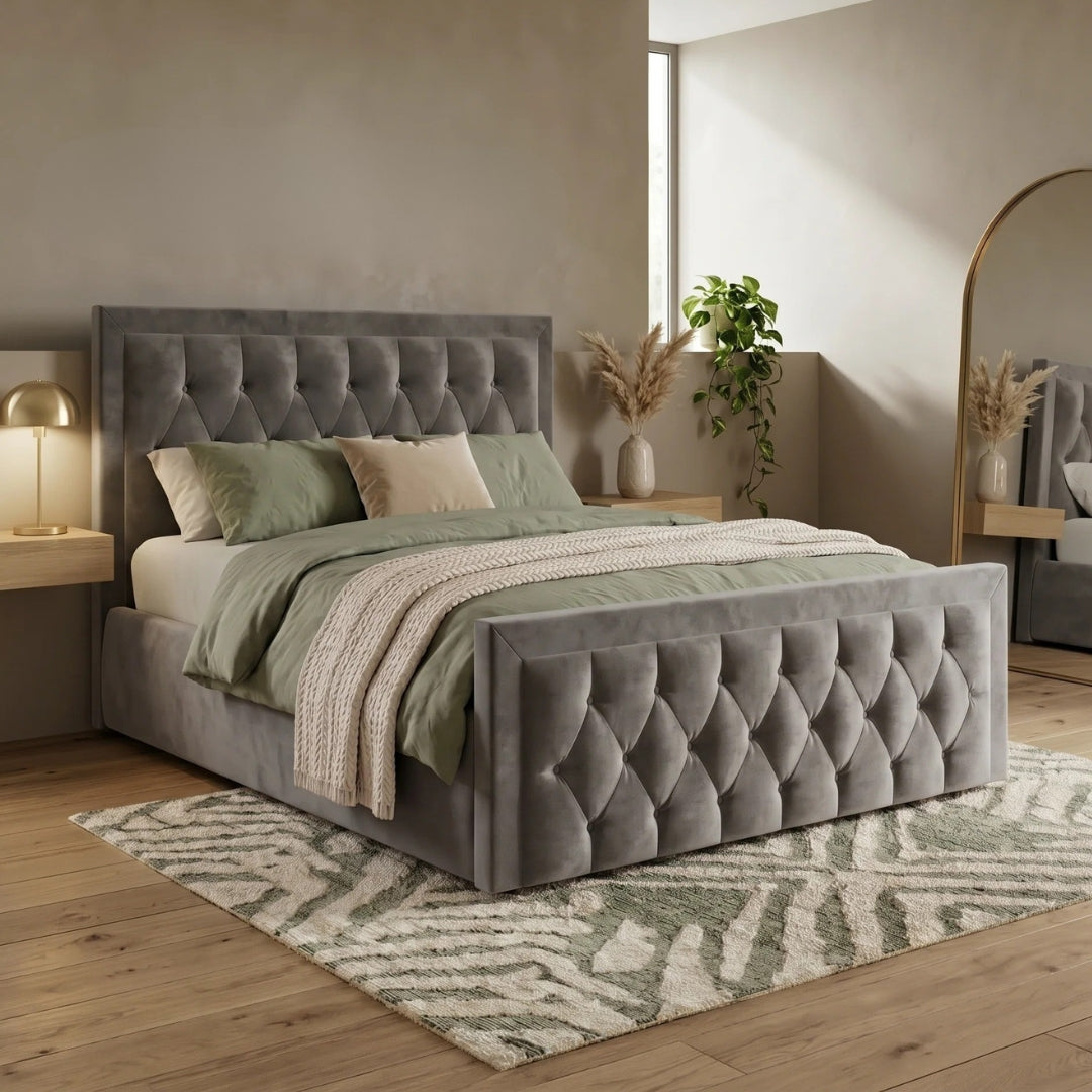 Chesterfield Single Bed With Storage
