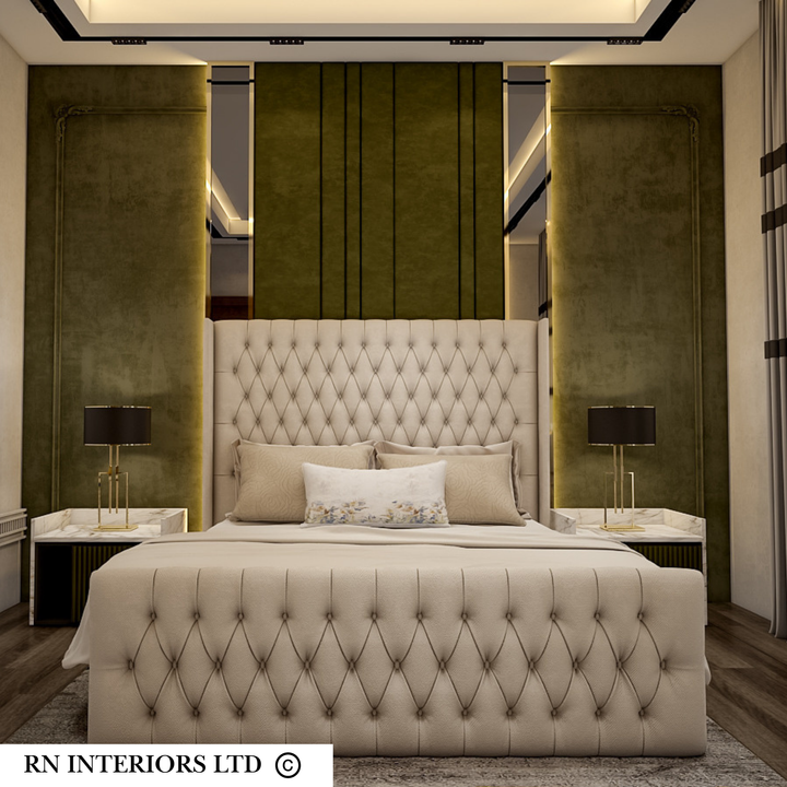 Luxurious Wingback Bed Frame - Customizable, Fast Delivery & Expert Assembly