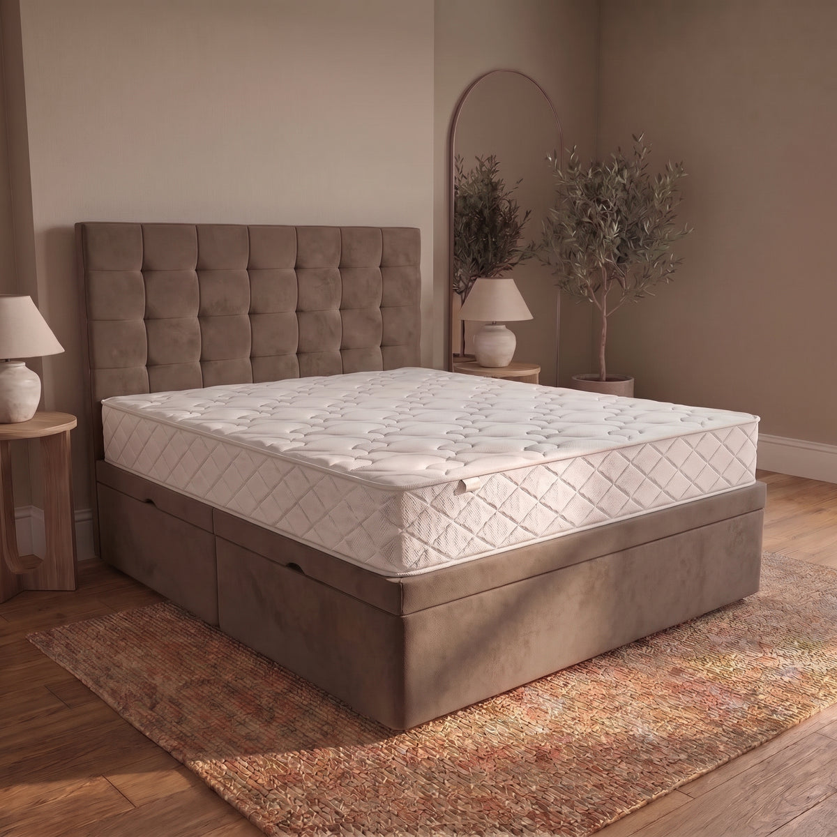 Single Divan Bed Frame - Willow Divan Bed With Storage