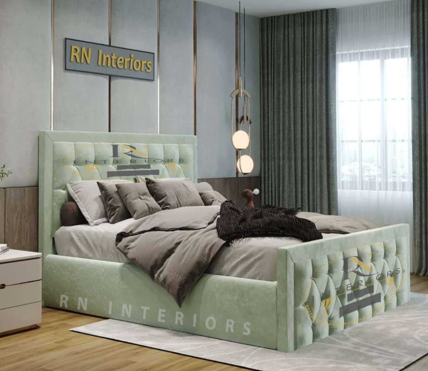 Chesterfield Single Bed With Storage