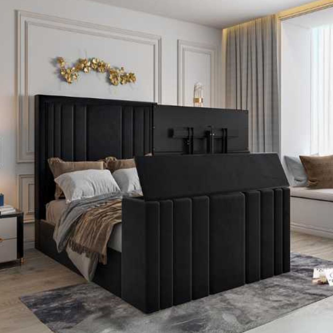 Luxury Tv Bed Frame - With Built in Tv Lift Mechanism