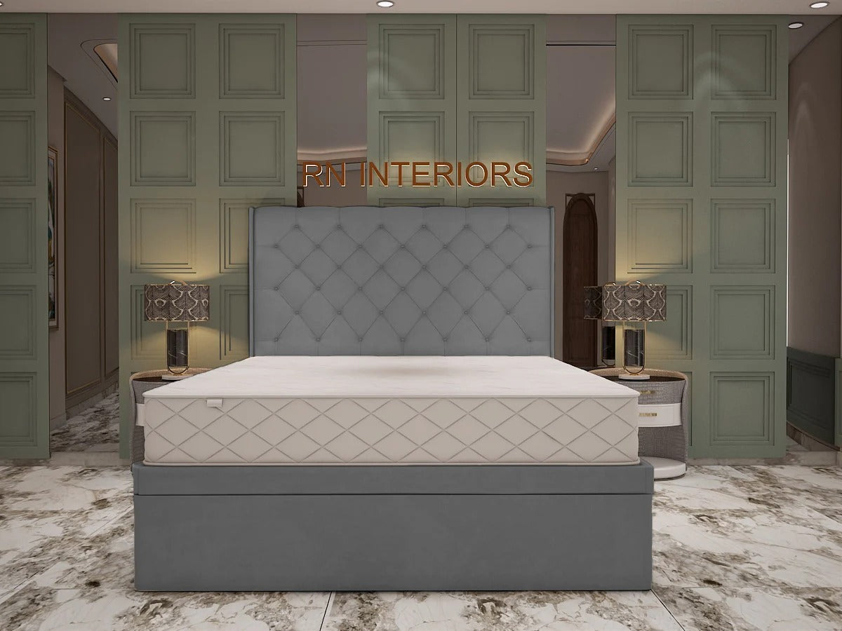 Divan Bed With Storage - 2025 Sienna Divan Bed Frame Grey