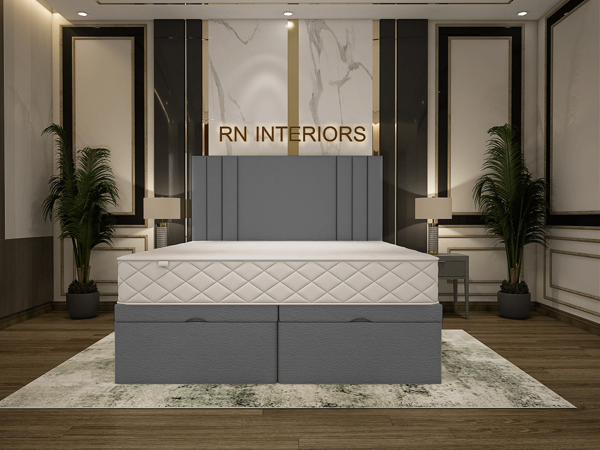 Double Divan Bed and Mattress - 2025 Arlo Divan Bed Frame 2