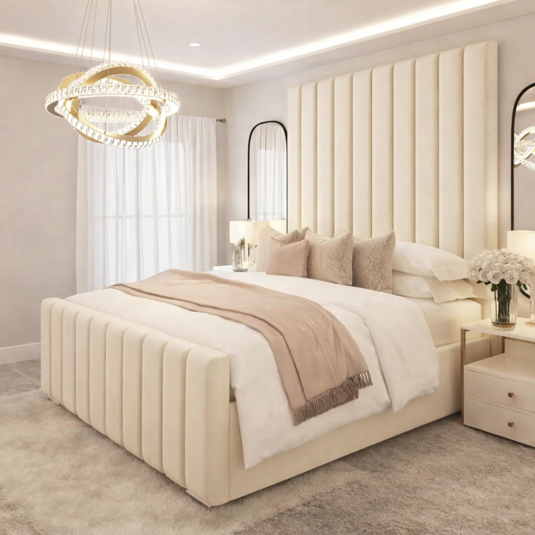 Empire Tall Vertical Panel Bed