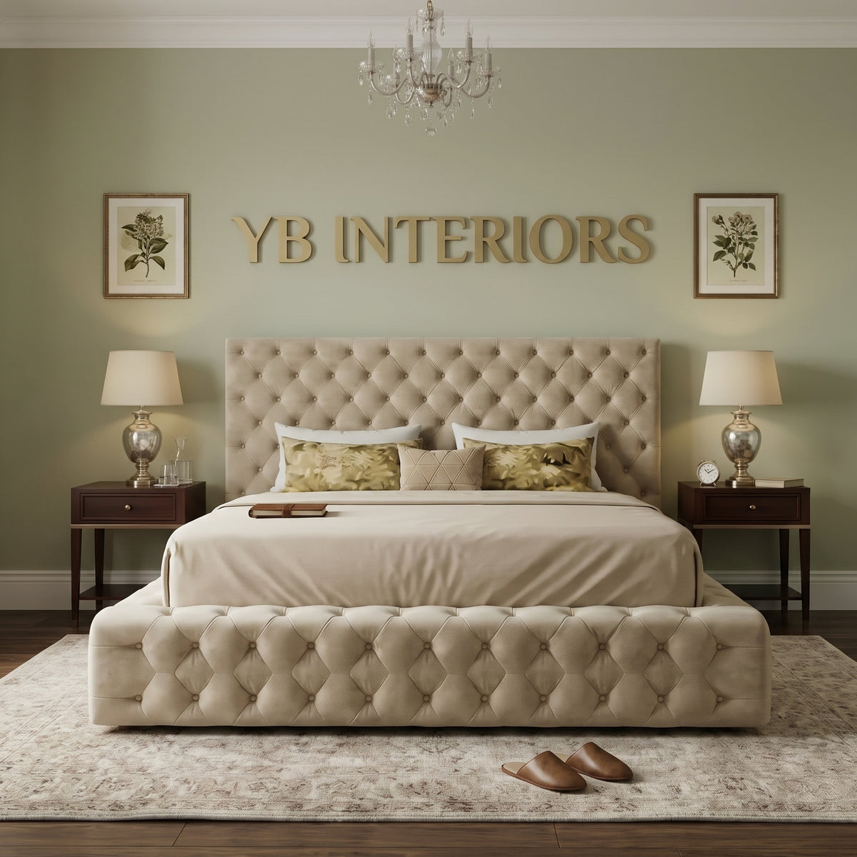 Luxury Ambassador Bed Frame | Made in UK | YB Interiors