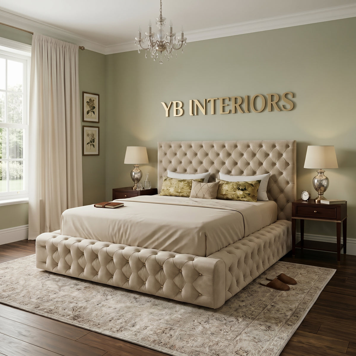 Luxury Ambassador Bed Frame | Made in UK | YB Interiors