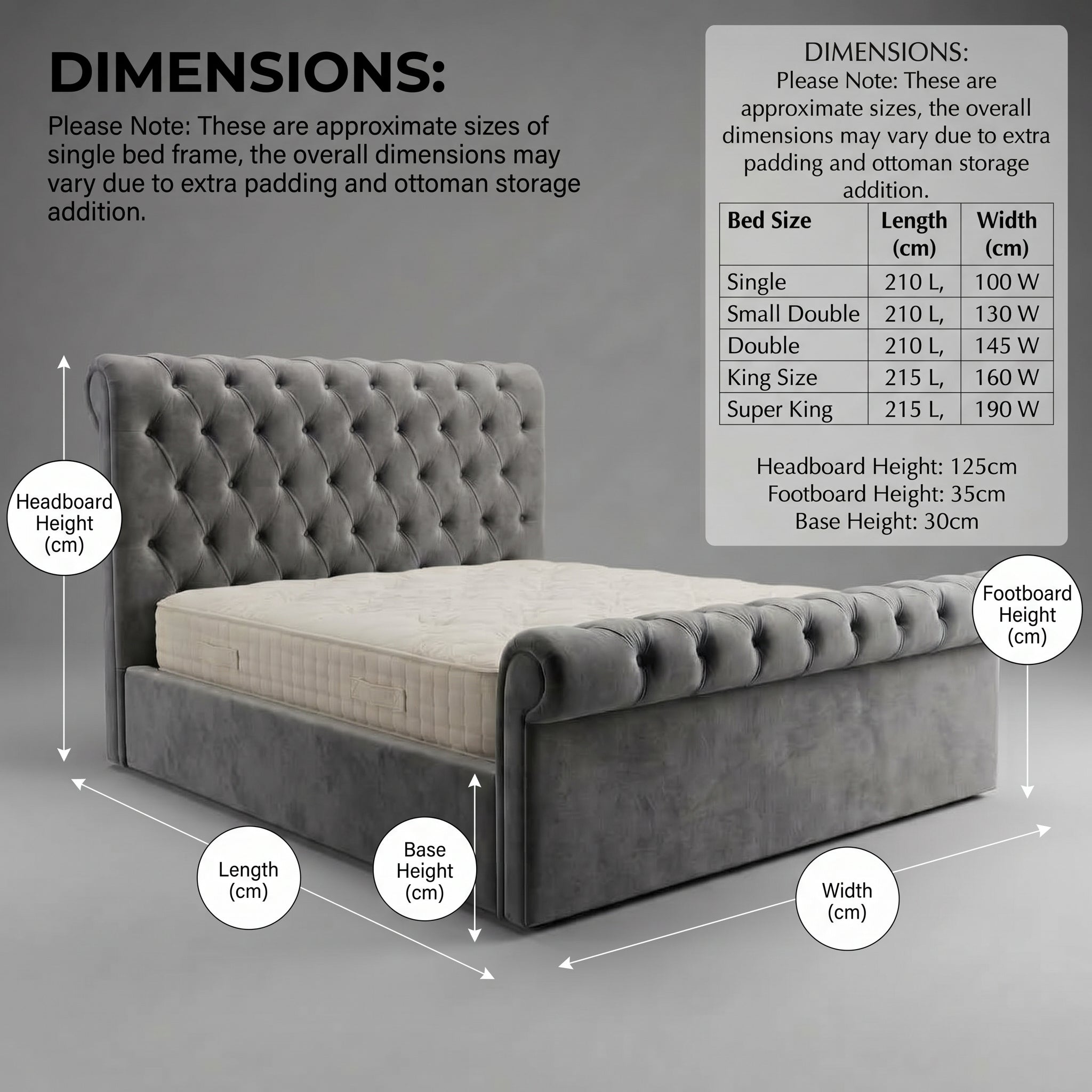 Luxurious Bed Frame by YB INTERIORS LTD