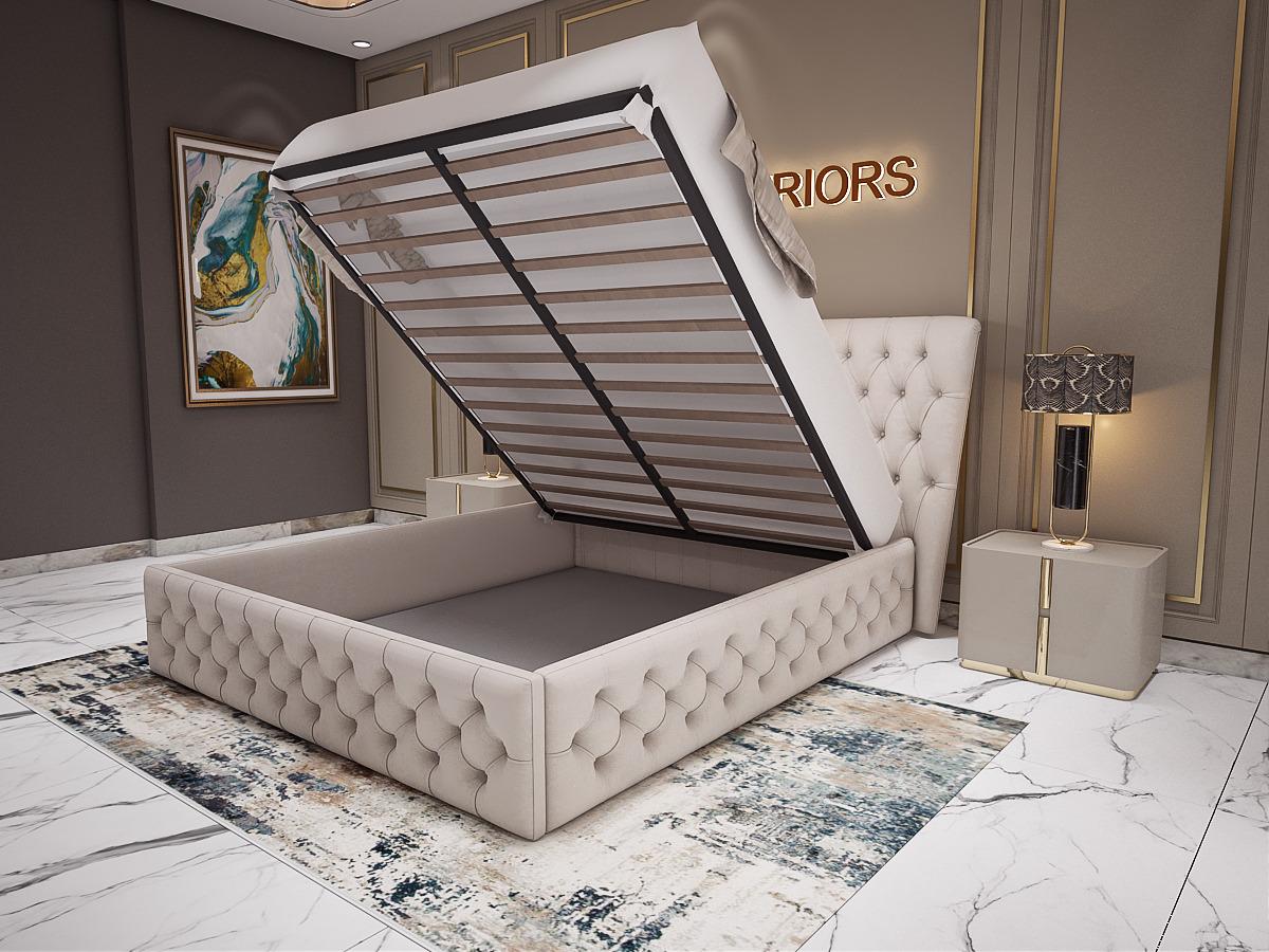 Small Double Bed - Paris Bed Frame With Storage Option