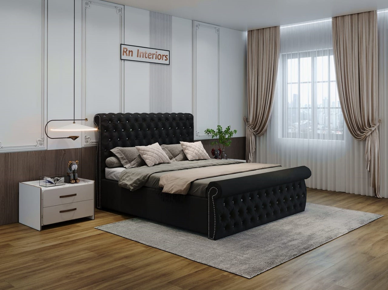 Swan Small Double Bed Frame With Fast Delivery