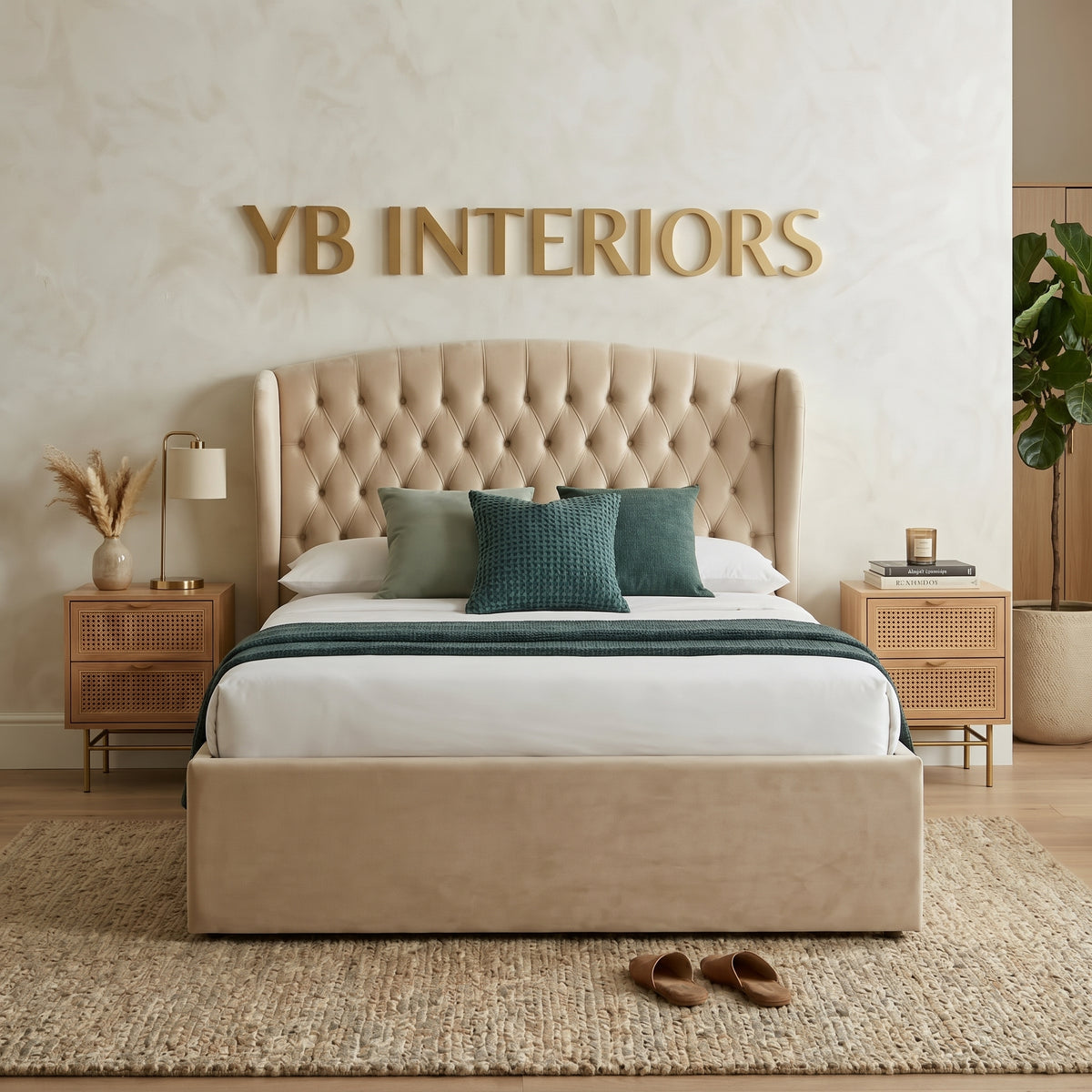 Georgia Bed Frame With Optional Storage and Mattress
