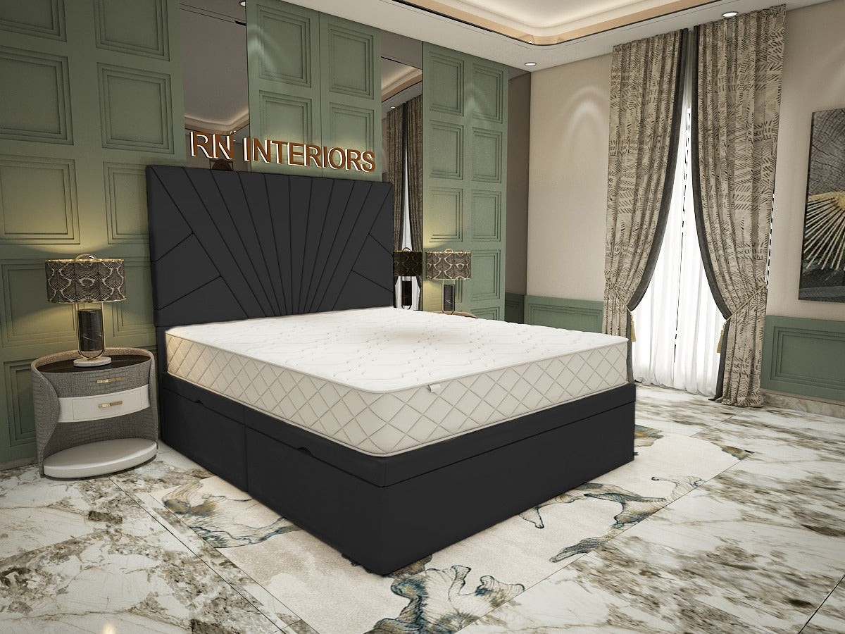 Single Divan Bed with Storage - 2025 Sunrise Divan Bed Frame With Mattress and Storage