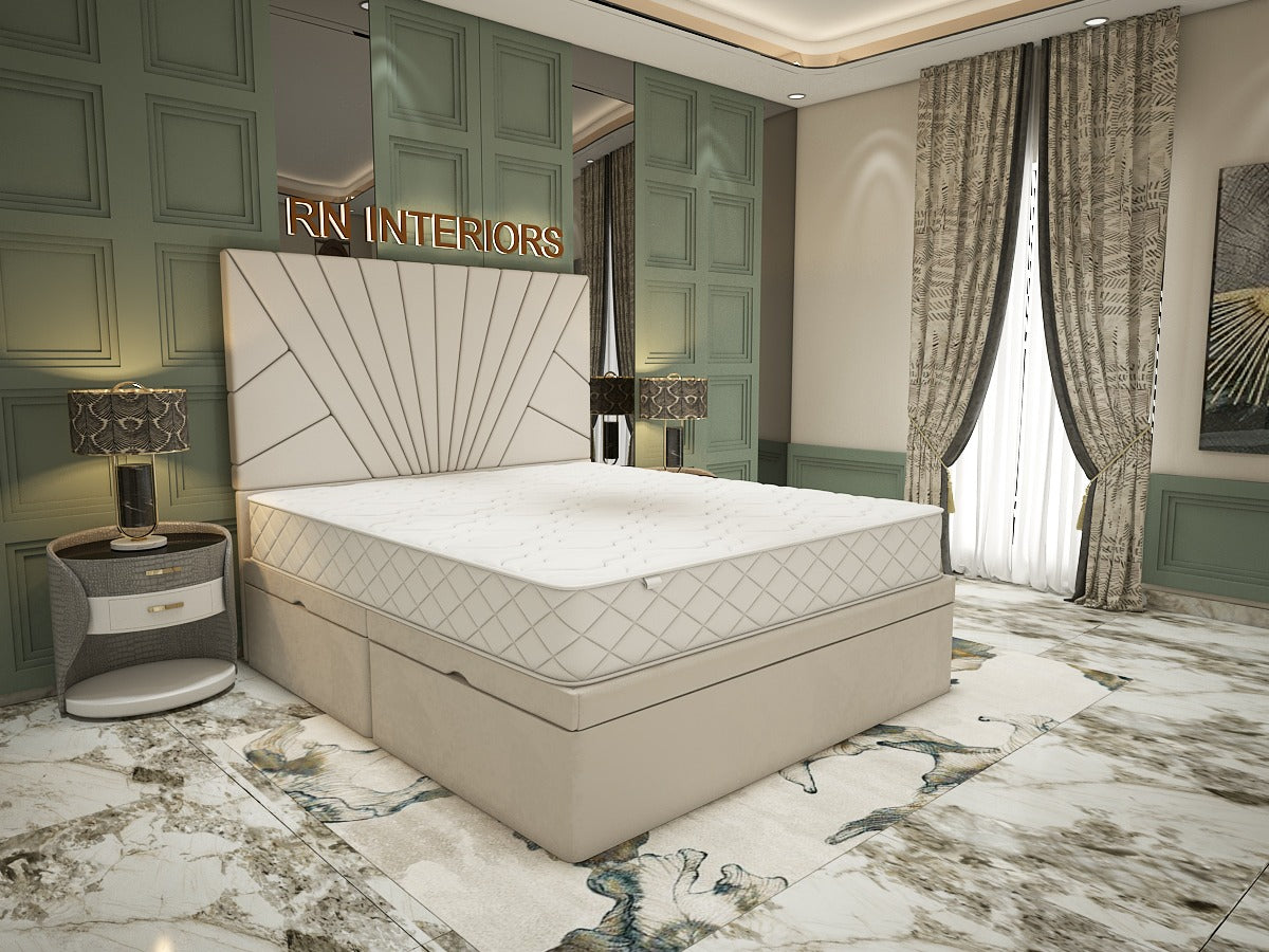 Single Divan Bed with Storage - 2025 Sunrise Divan Bed Frame With Storage and mattress
