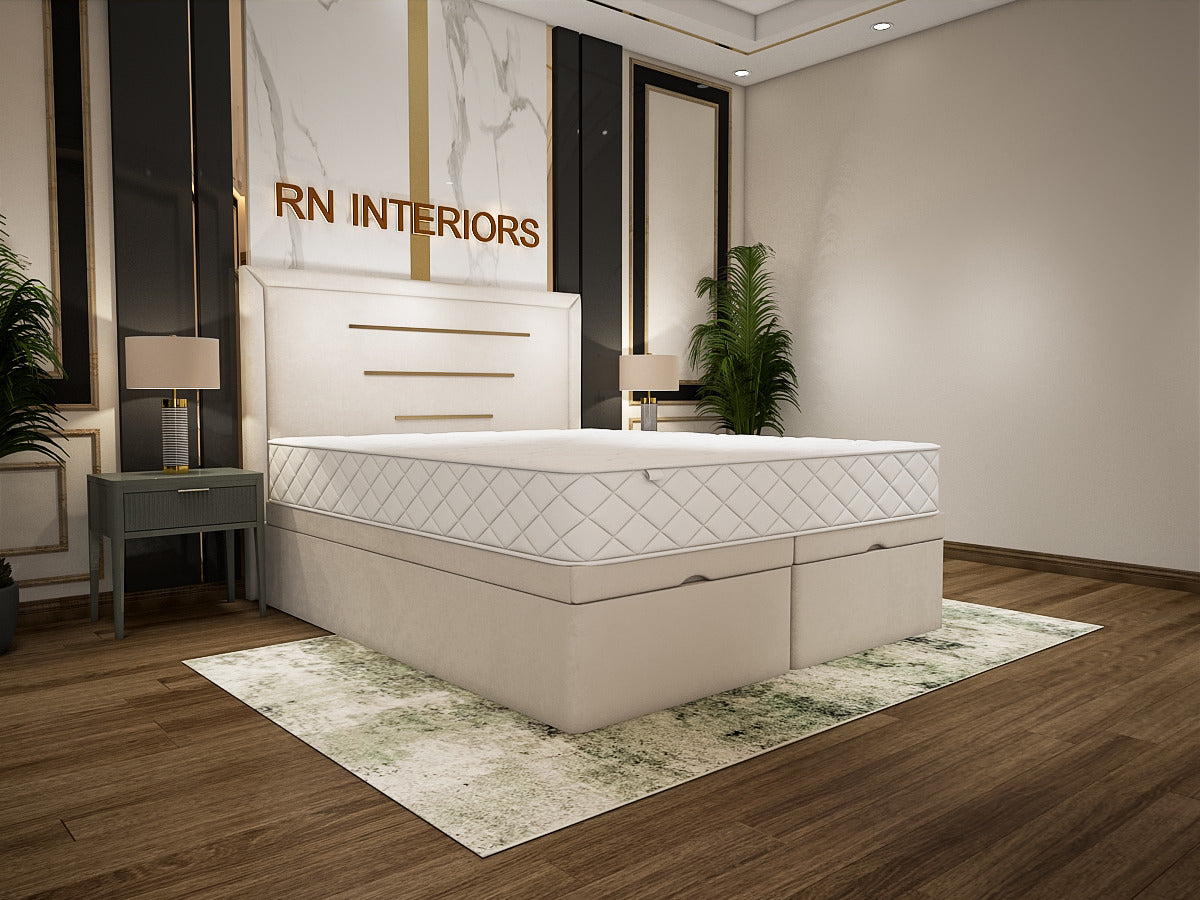 Single Divan Bed with Storage - Myla Divan Ottoman Bed Frame 3