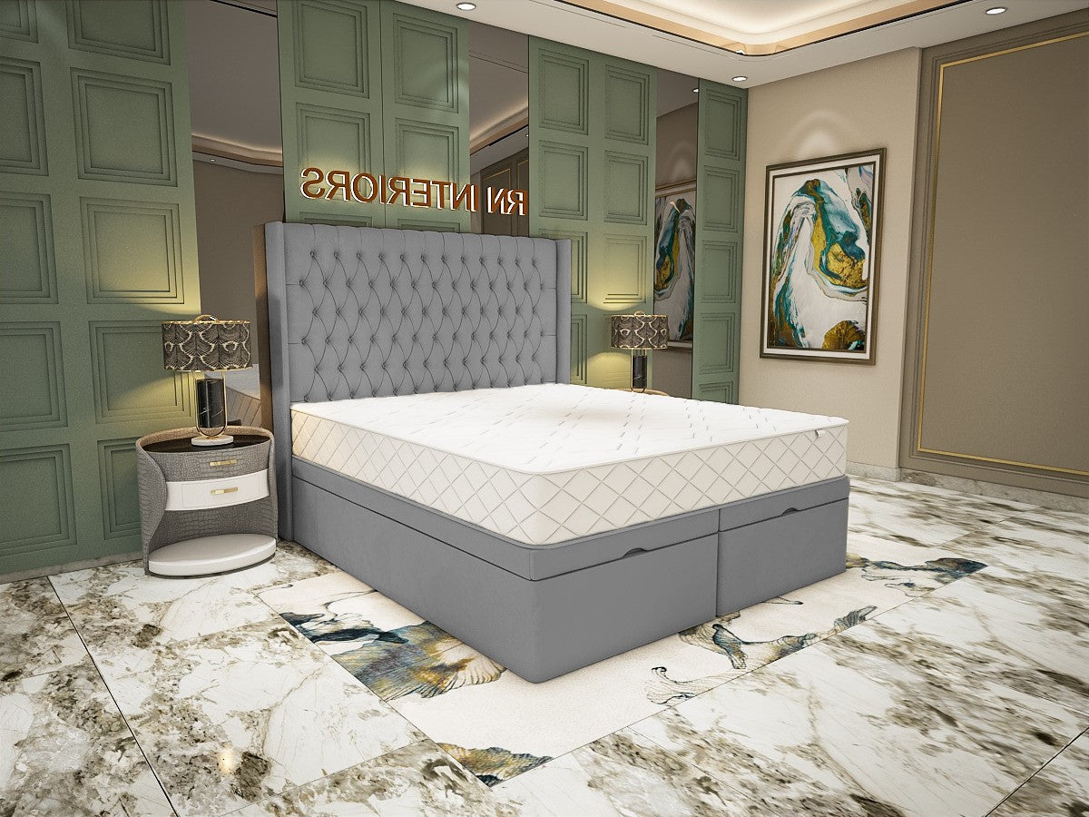 Super King Divan Ottoman Bed - The Windsor Luxe 4