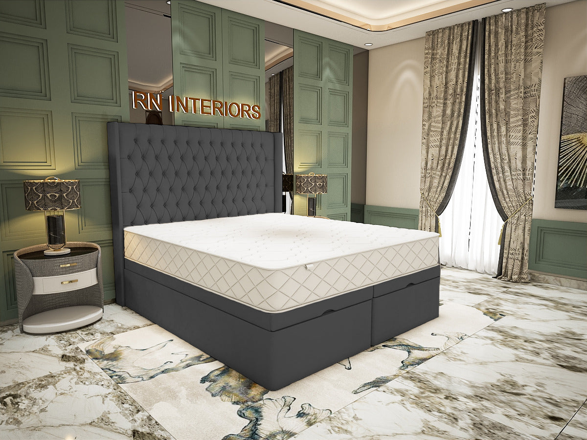 Super King Divan Ottoman Bed - The Windsor Luxe 5