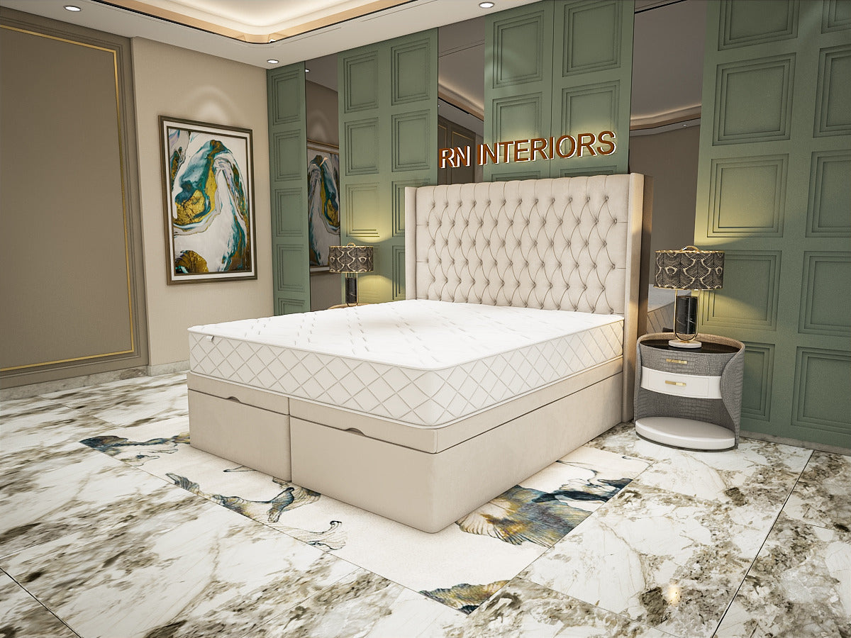 Super King Divan Ottoman Bed - The Windsor Luxe 6