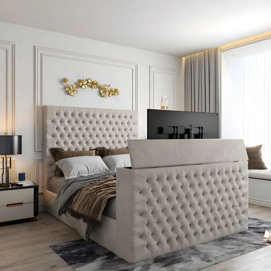TV Bed Frame - Chesterfield Bed Frame