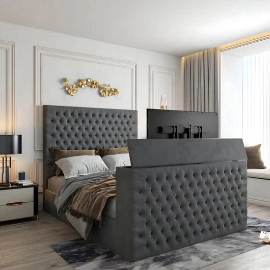 TV Bed Frame - Chesterfield Bed Frame