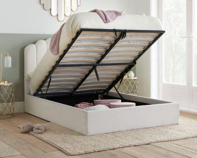 Teddy Fleece Bed Frame - 49" Headboard - Beds Sale