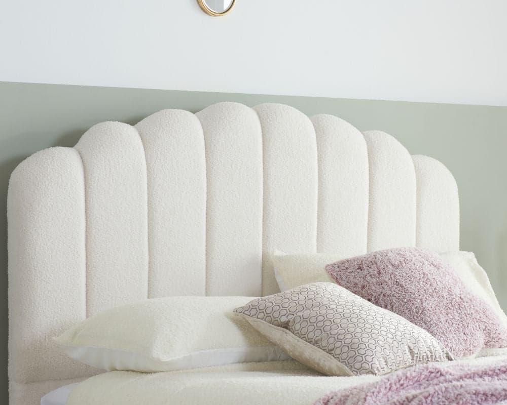Teddy Fleece Bed Frame - 49" Headboard - Beds Sale