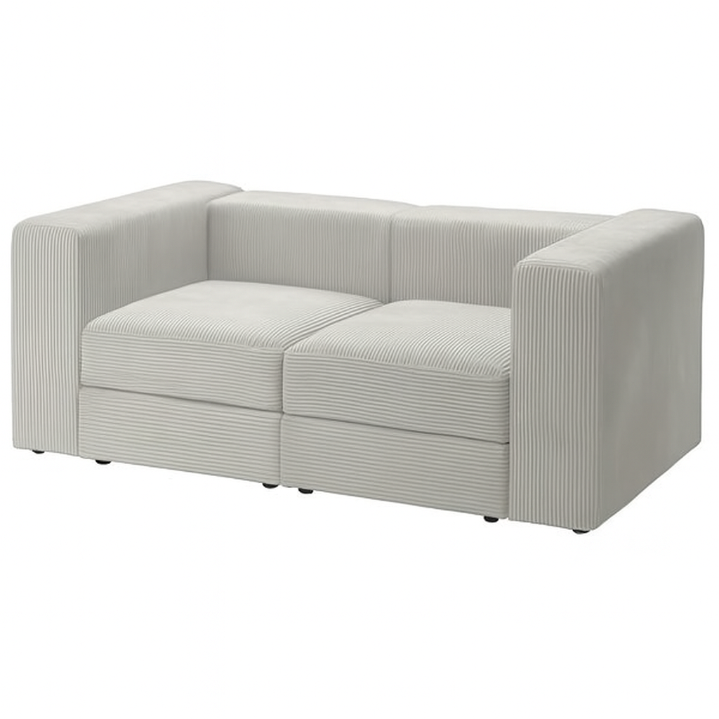 The Nova Block Sofa In White Color