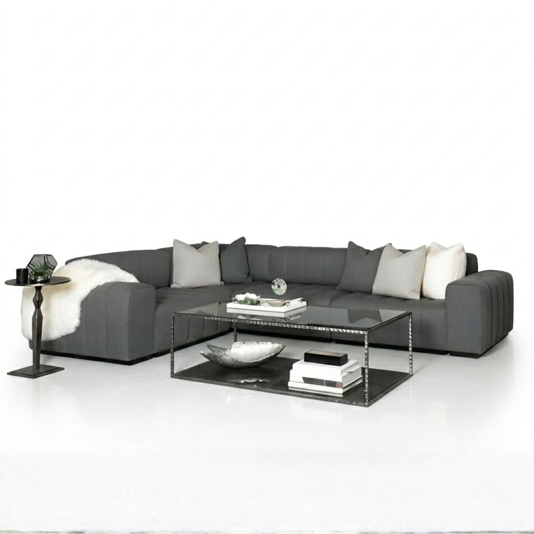Contemporary L‑Shaped Sectional Sofa