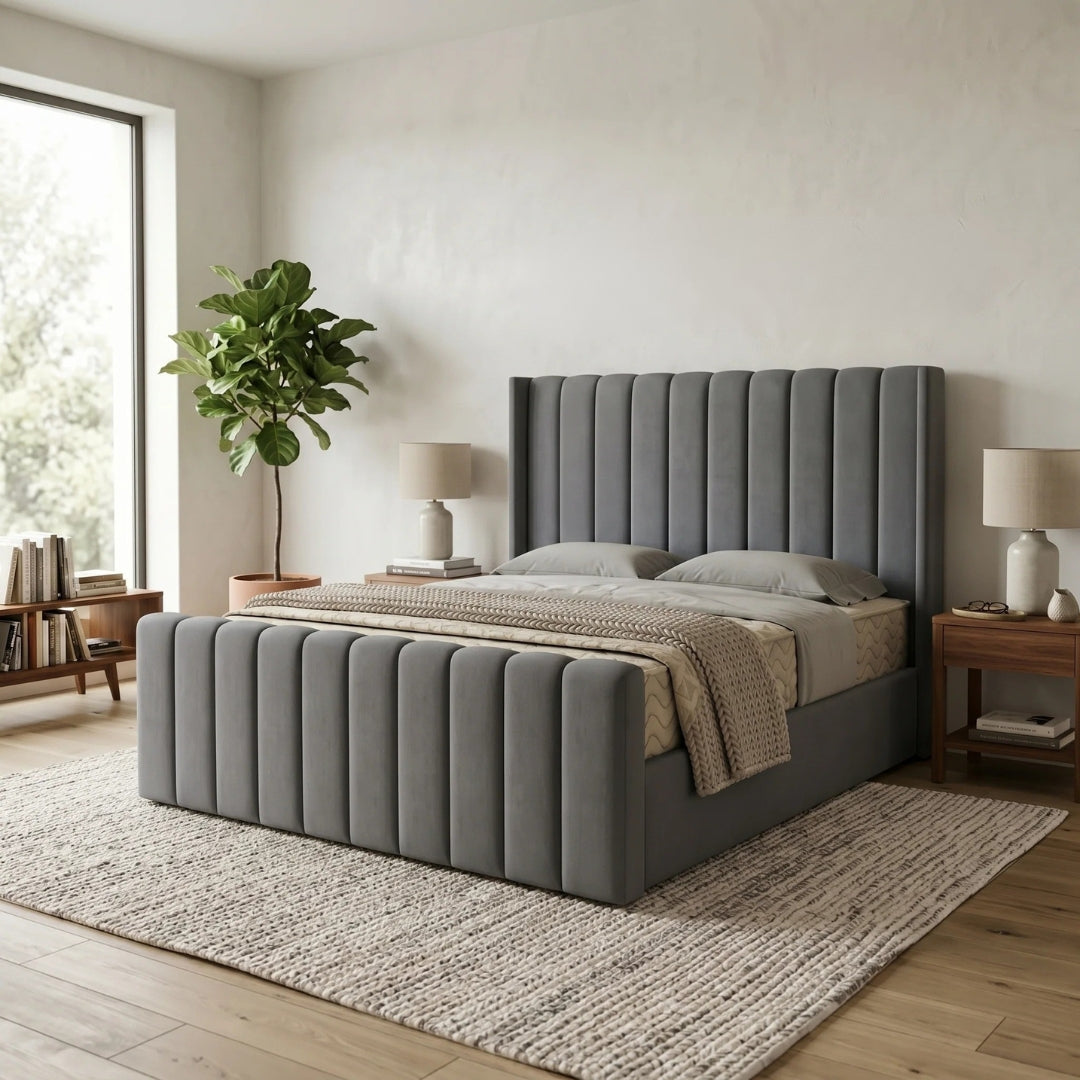 King Size Bed - Liner Single Bed Frame