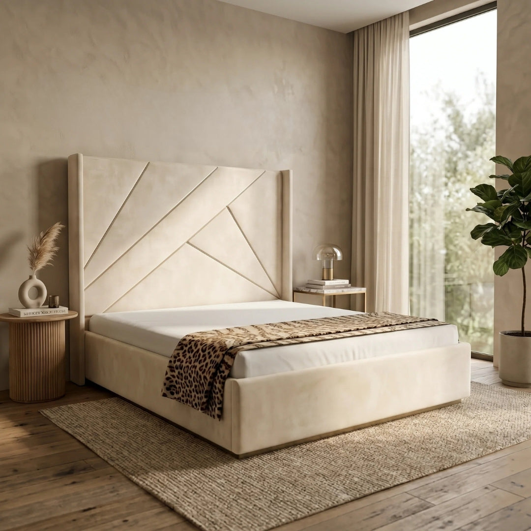 King Size Bed Frame - Queen Bed With Optional Storage