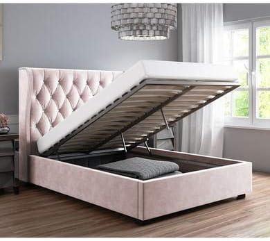 Wingback Sleigh Bed Frame 2