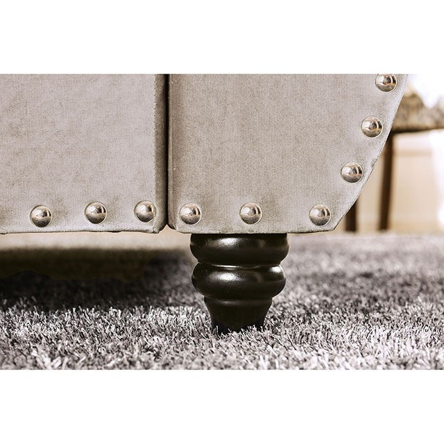 YB INTERIOR - Scroll Bed Frame With Wooden Legs