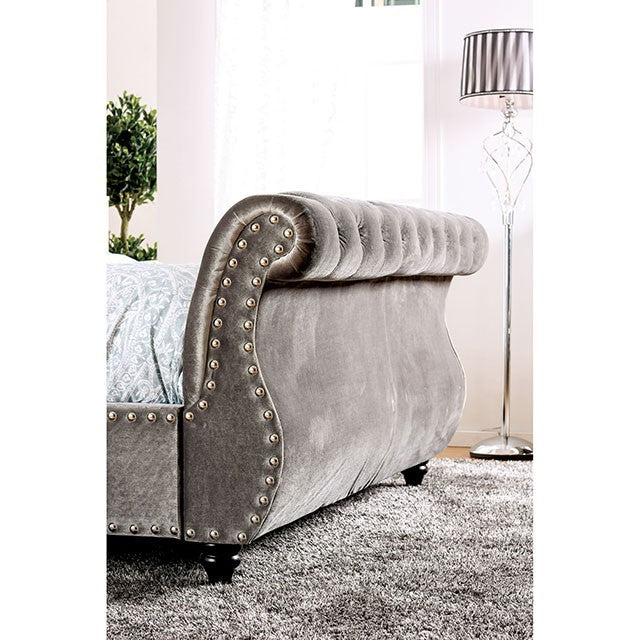 YB INTERIOR - Scroll Bed  Frame With mattress