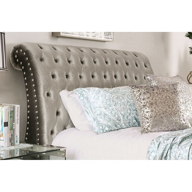 YB INTERIOR - Scroll Bed  Frame & mattress