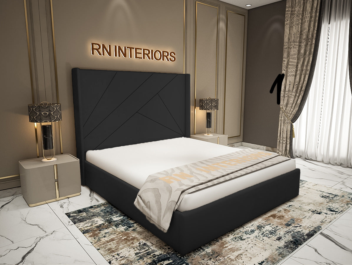 King Size Bed Frame - Queen Bed With Optional Storage